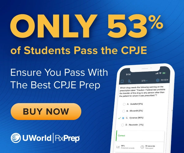 UWorld RxPrep CPJE Prep