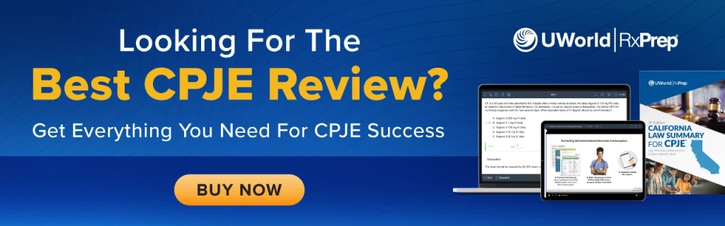 UWorld RxPrep CPJE Online Course