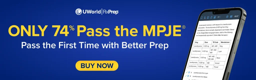 UWorld RxPrep MPJE Review