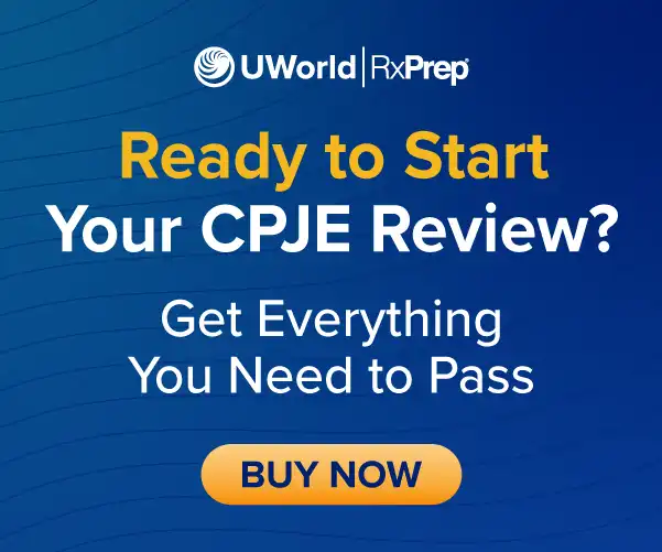 UWorld RxPrep gives you everything you need to pass the CPJE.