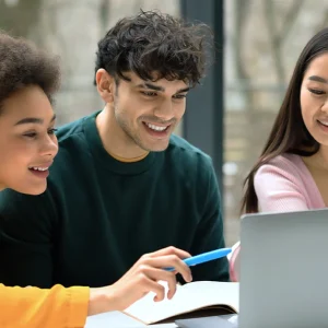 Three students applying NAPLEX study hacks to excel in the exam